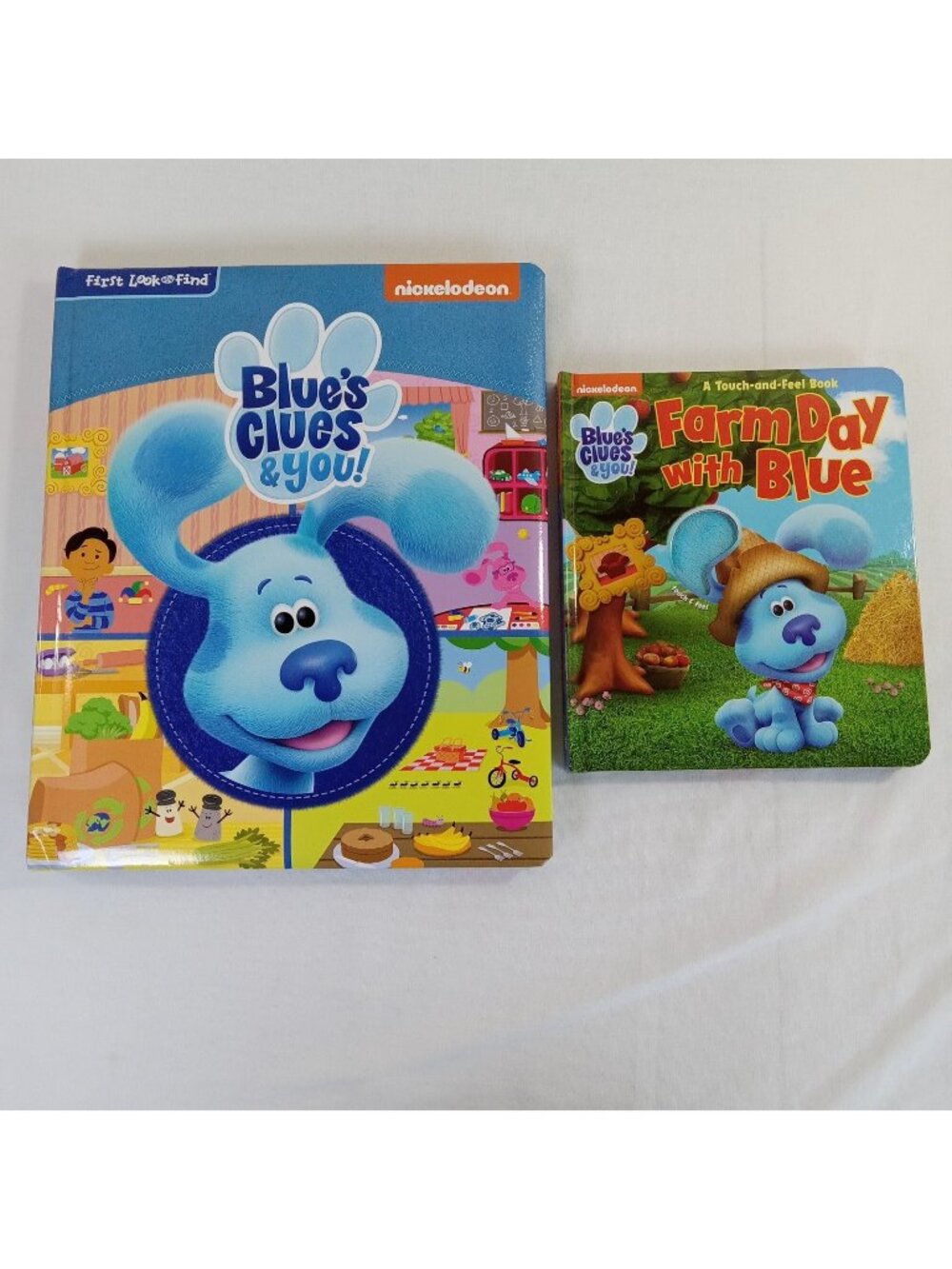 Blue's Clues & You! First Look & Find + Farm Day Touch-and-Feel Book Set